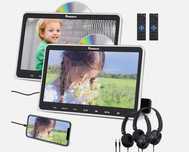 NAVISKAUTO BR1013B 10,1" przenośny odtwarzacz DVD z dwoma ekranami