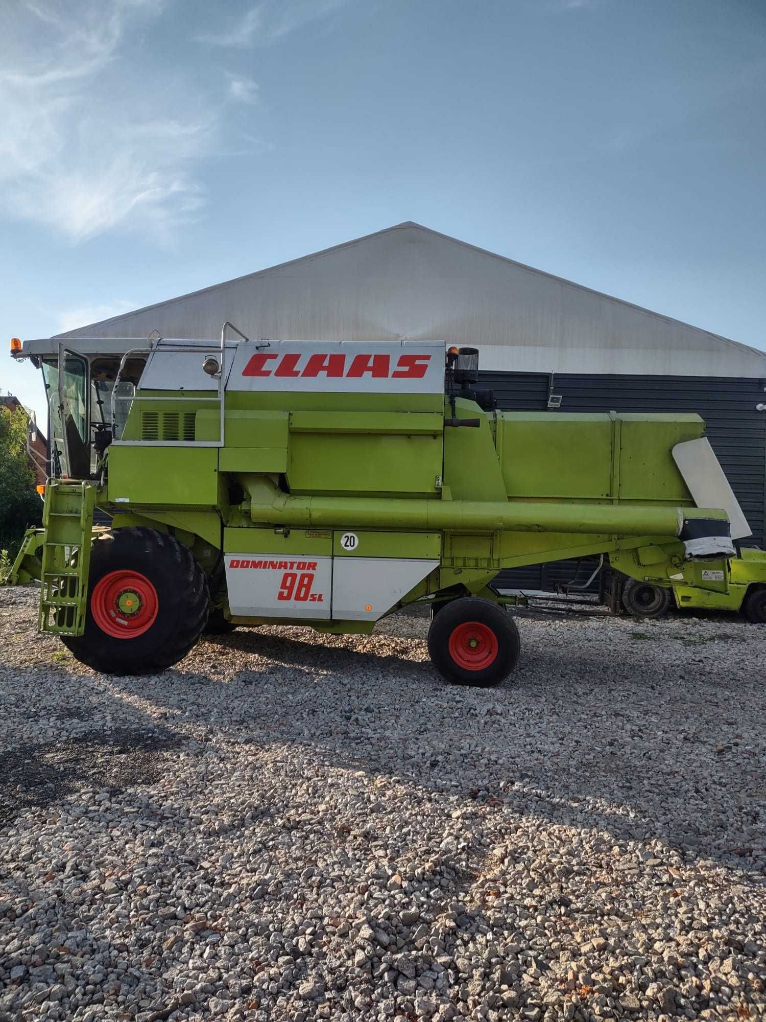 Claas dominator 98 SL hydrostat Heder C 390 cały w oryginale stan bdb