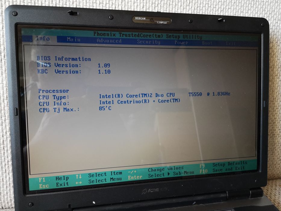 Laptop Active 15", Core 2 Duo, 2GB