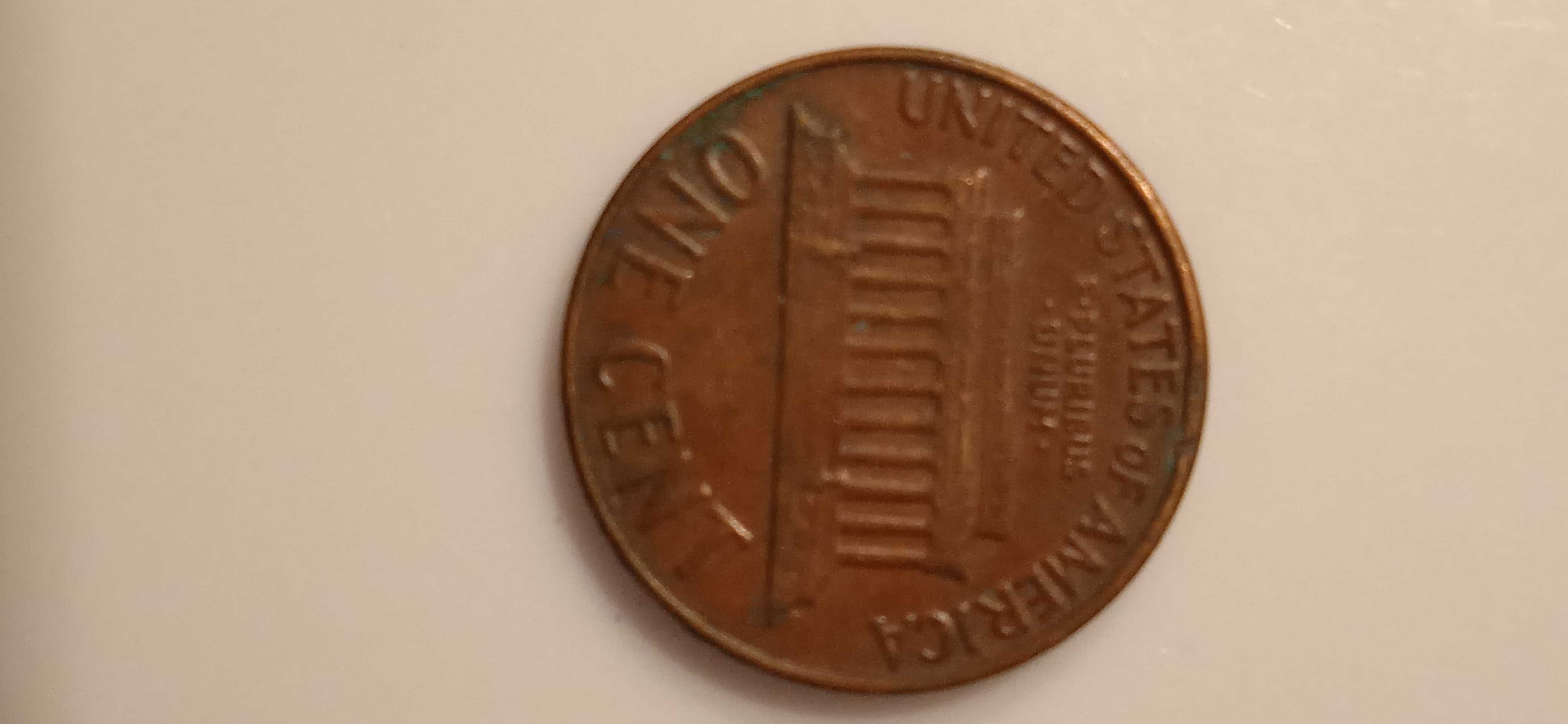 Монета Liberty one cent 1964 года перевертыш