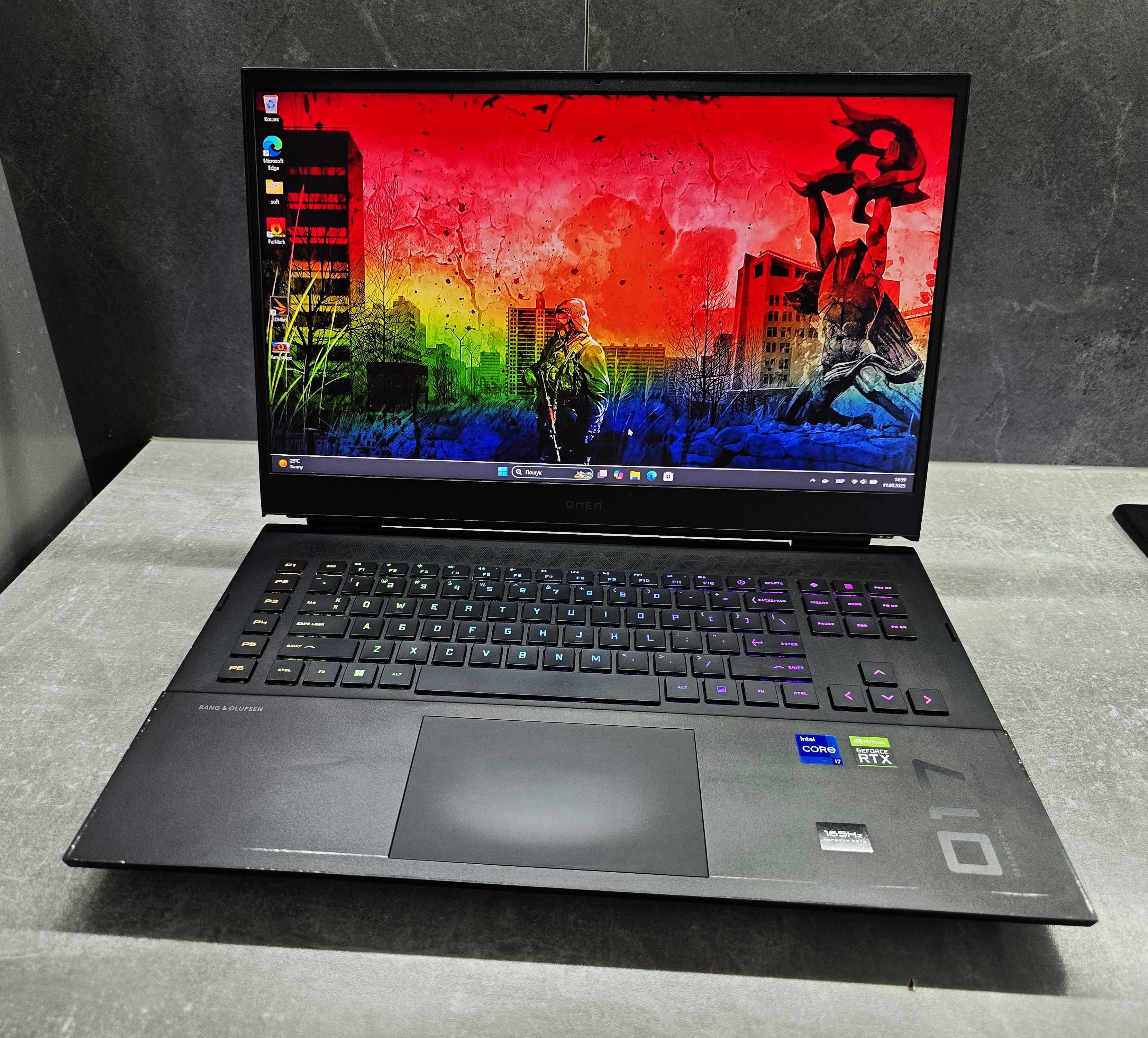 Ігровий з механічною клавою 17.3 дюйма RTX3070ti/