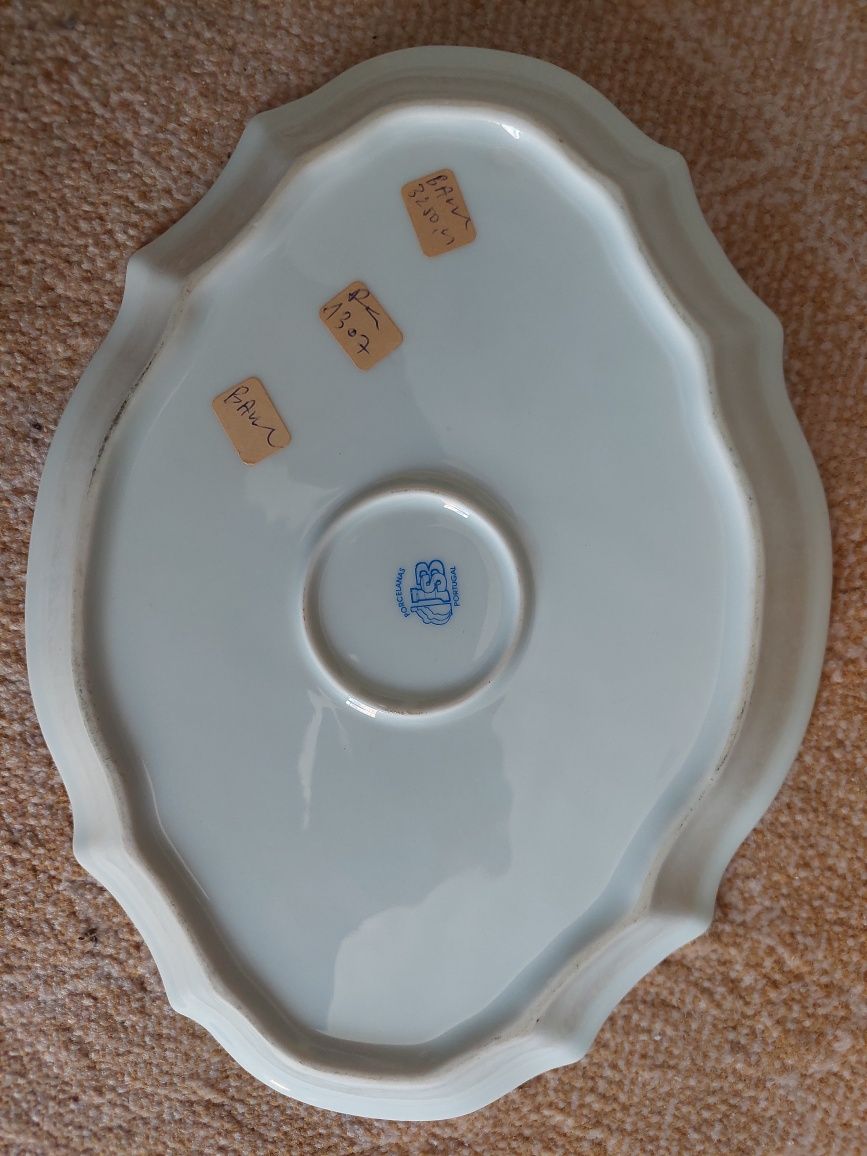 Prato decorativo porcelanas de Portugal