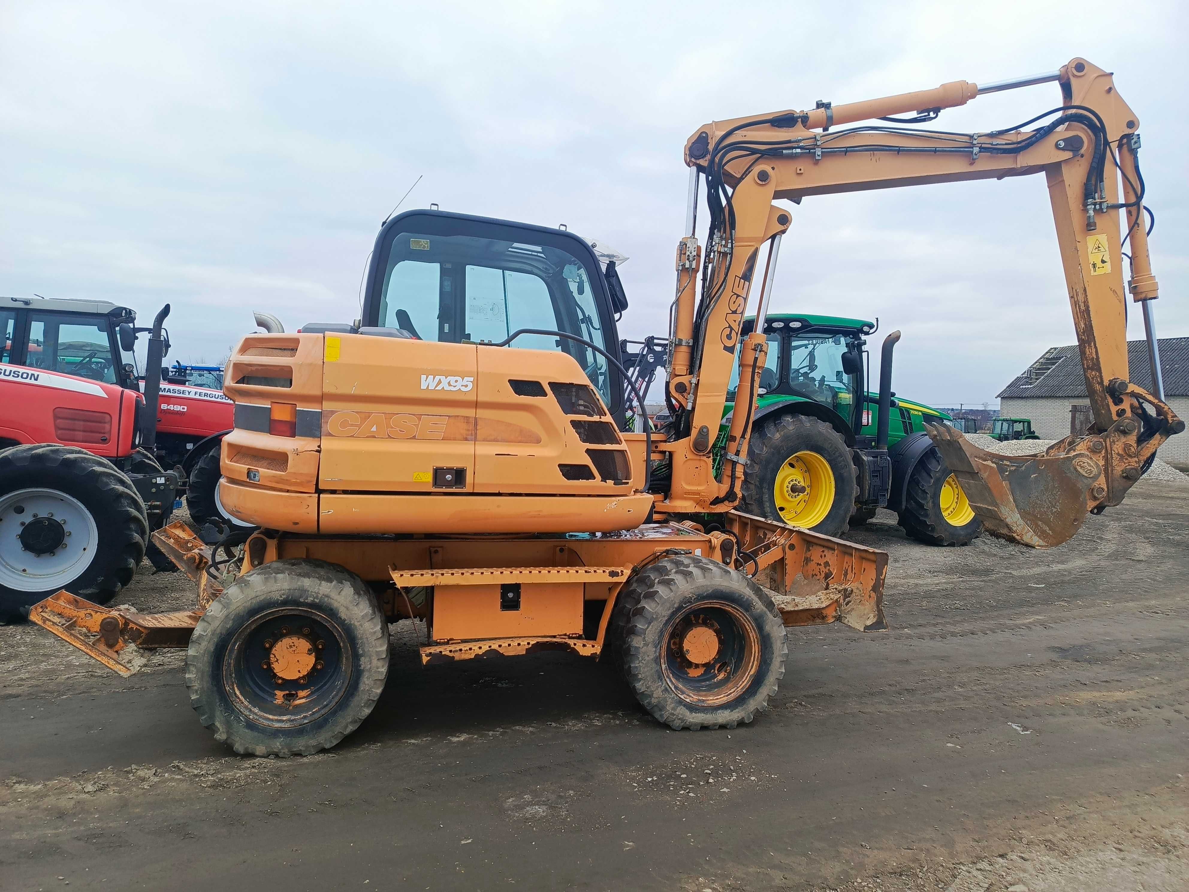 koparka kołowa case wx 95 sprowadzona