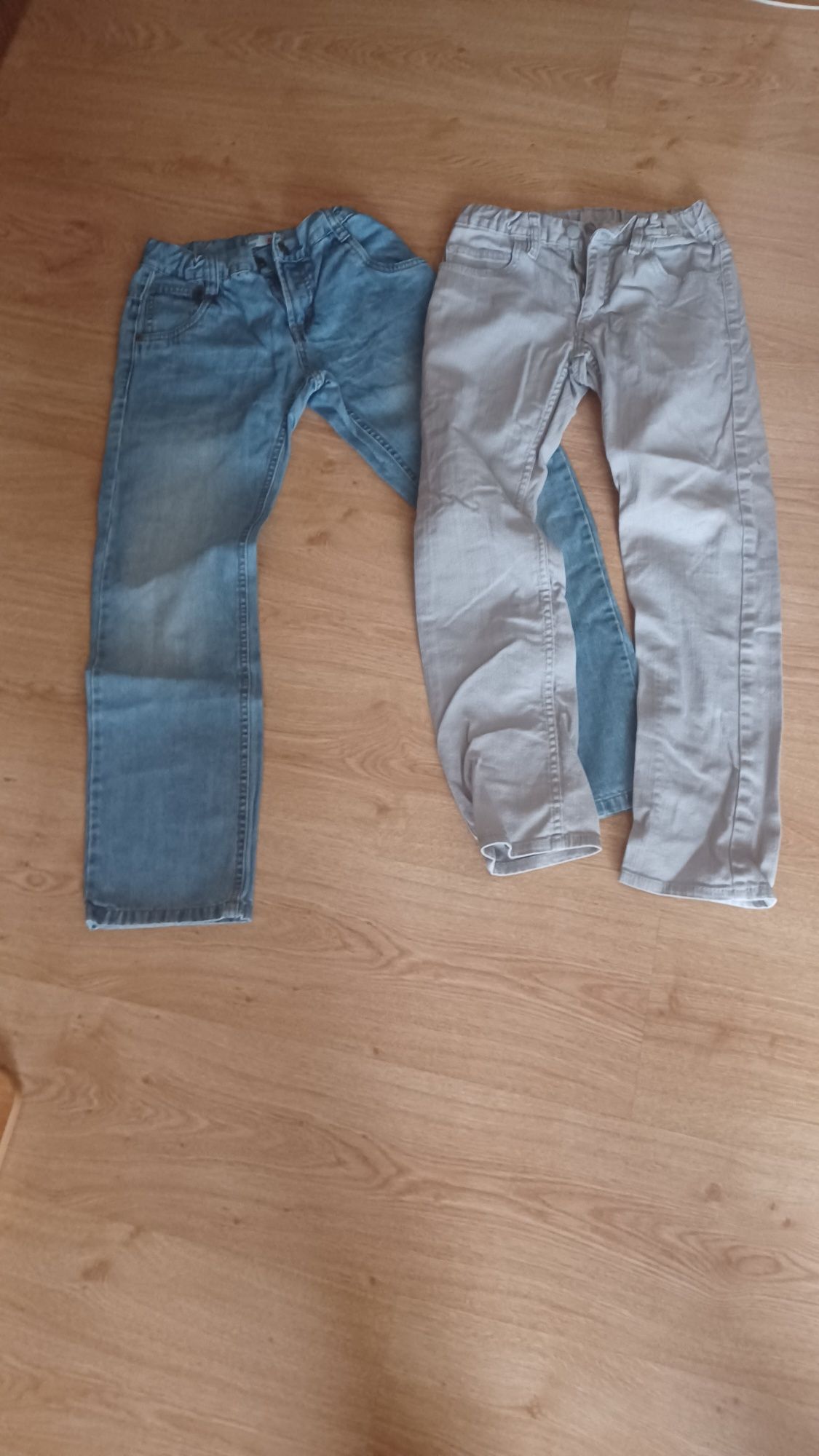 Spodnie jeans 2sztuki H&M I name it 146