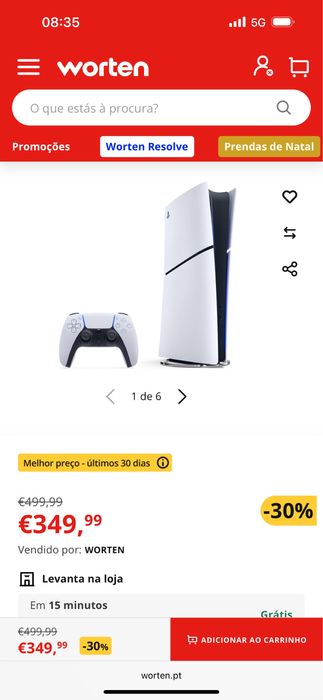 Playstation 5 como nova