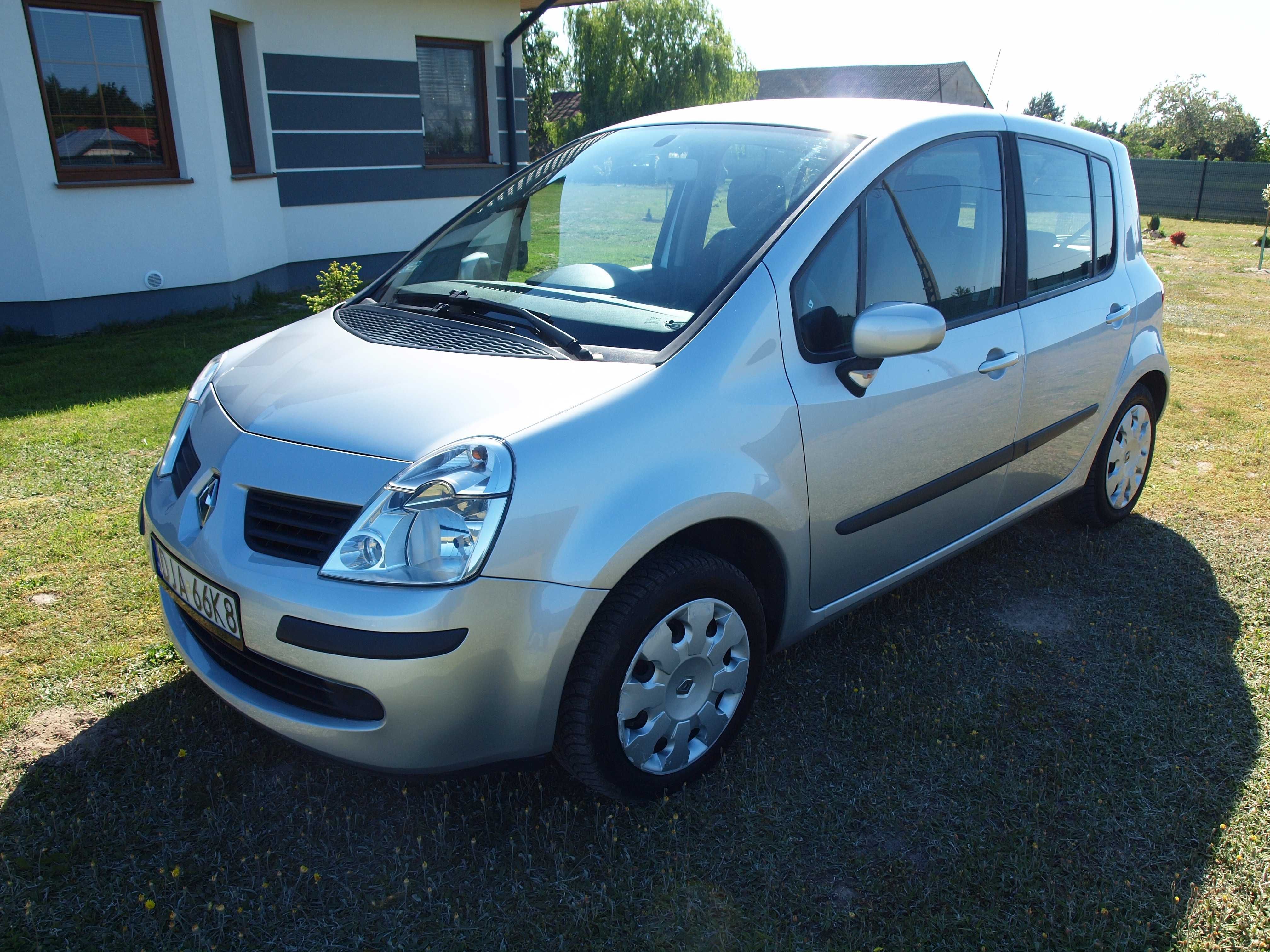 Renault Modus  2007 rok 1.6 benzyna niski przebieg Klimatyzacja