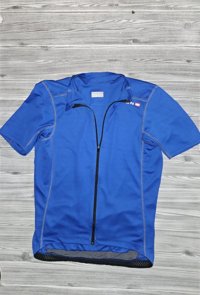 Koszulka kolarska Fusion męski t-shirt sportowy kieszeniami na rower L