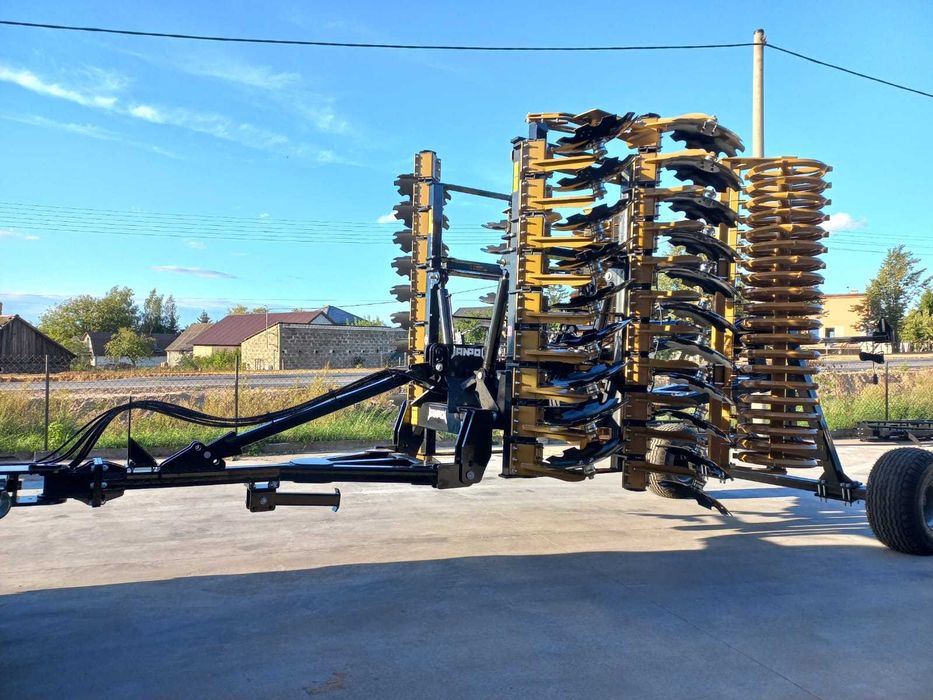 Brona talerzowa hydrauliczna JANPOL SHREK 4m 560 talerz daszek 600