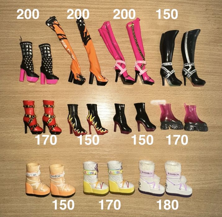 Аксесури та взуття для Rainbow high, рейнбоу хай