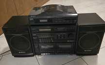 Radiomagnetofon Hitachi z CD, MS-W600ER, retro
