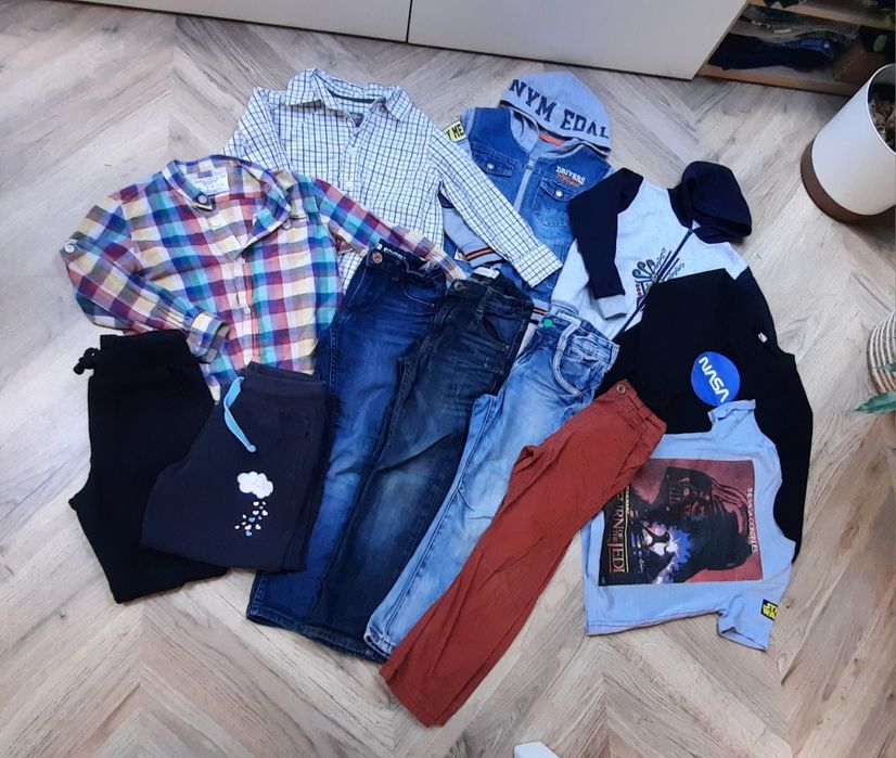 Paka ubranek dla chlopca r.104-110