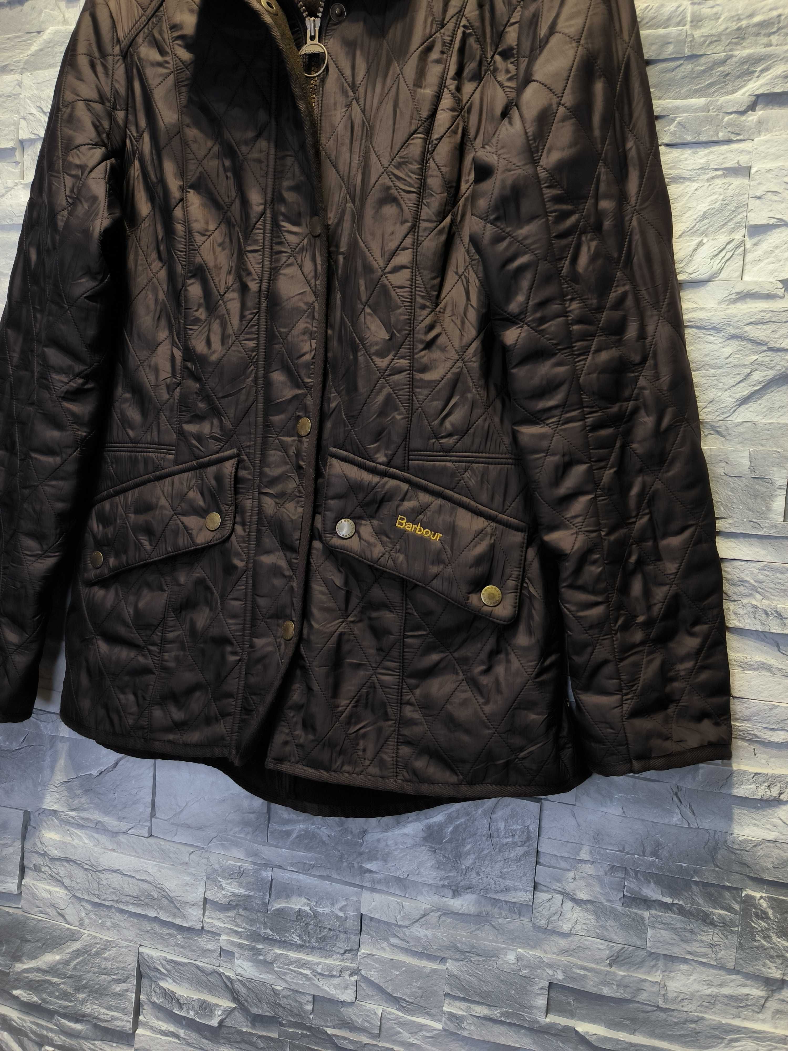 Kurtka Damska Parka Barbour Brązowa Vintage Logo