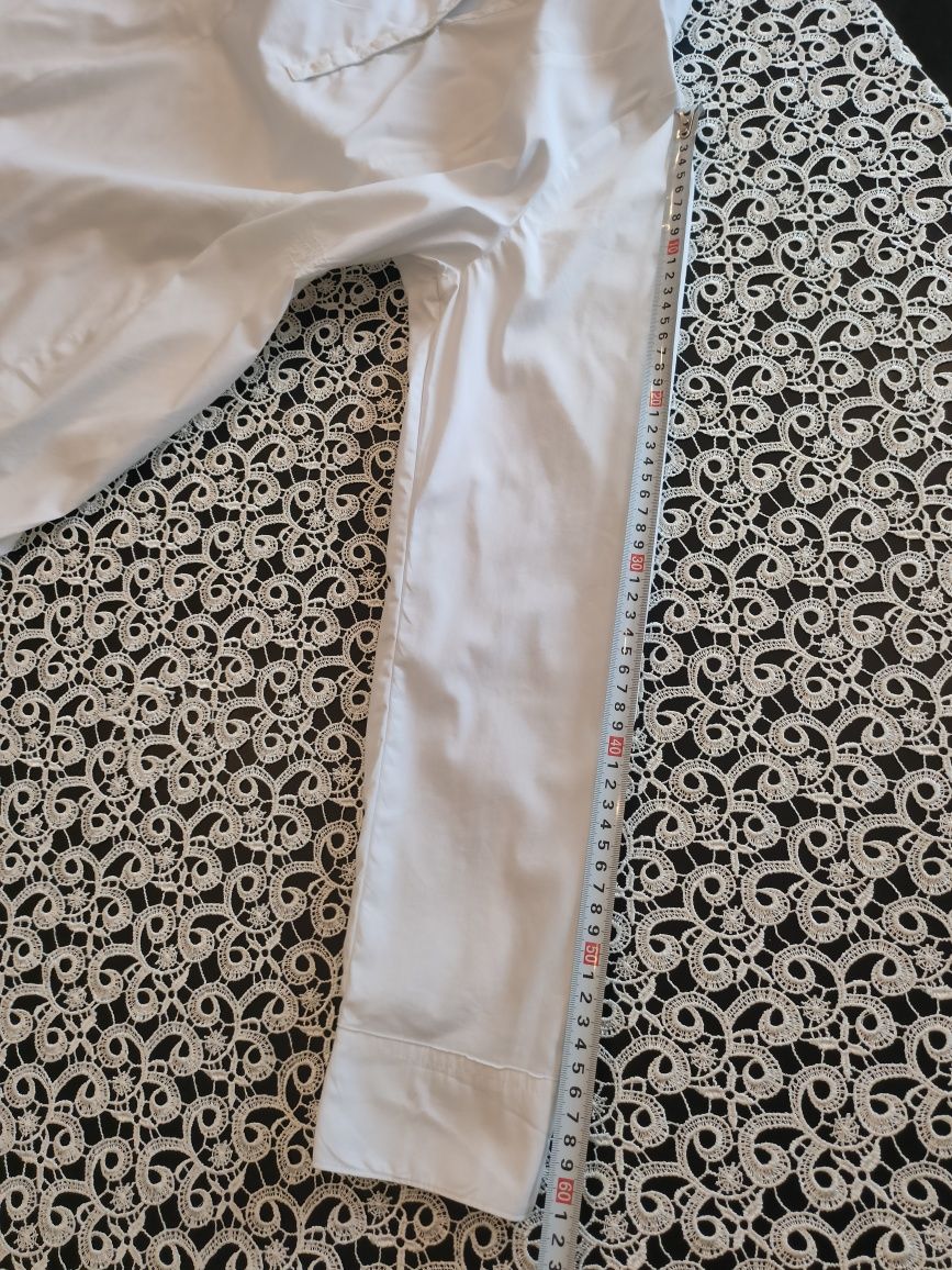 Elegancka biała koszula ciążowa h&m mama l