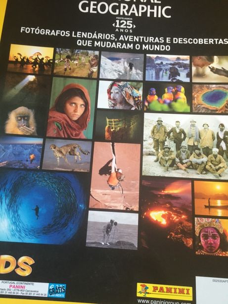 Caderneta CROMOS completa  Panini National Geographic 2013