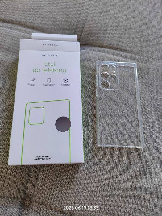 Nowe etui do telefonu Samsung Galaxy S24 Ultra bezbarwne