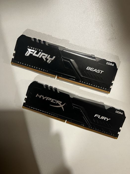 Pamięć ram DDR4 3200 mhz kingstone hyperx fury 16 GB