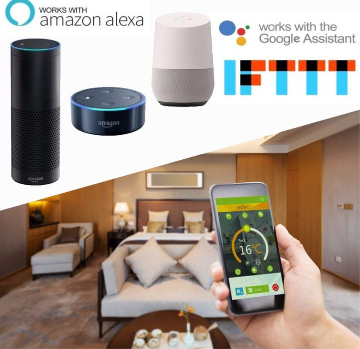 BecaSmart 6000 Series WiFi okrągły termostat do kotła gazowego WiFi