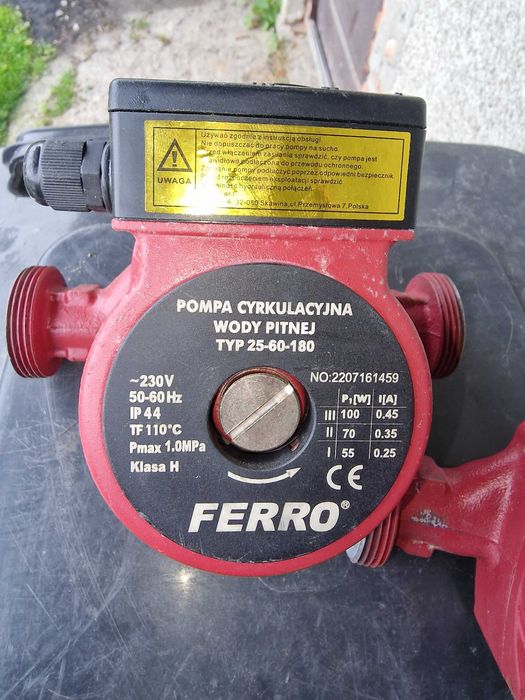 FERRO pompa cyrkulacyjna wody pitnej