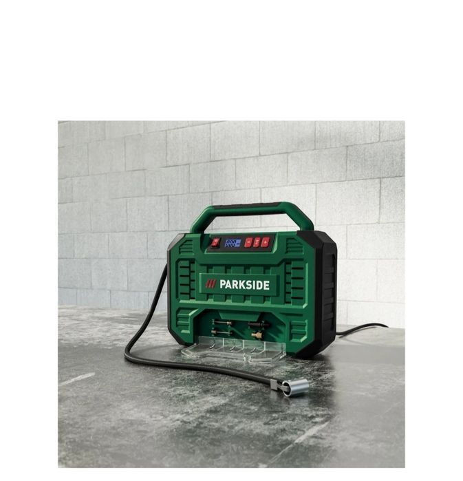 Kompresor przenośny wyświetlaczem 12 V/230 V PARKSIDE PMK 150 A1