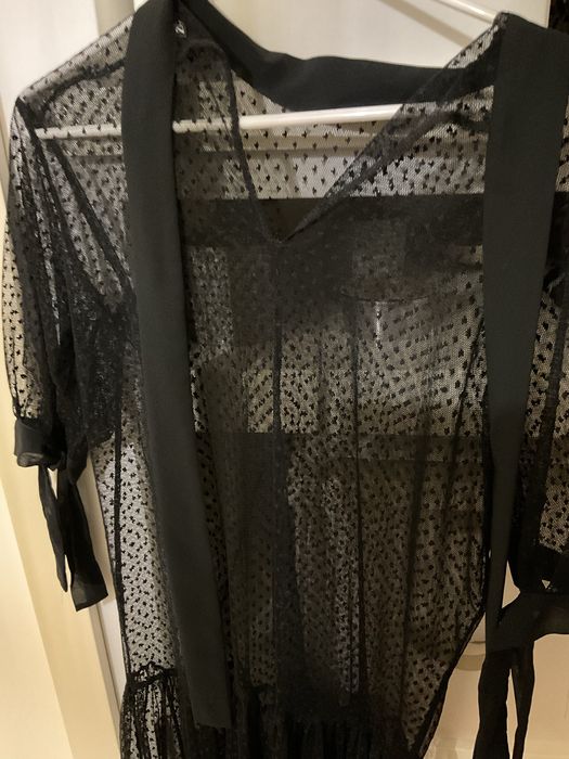 Vestido em tule da zara