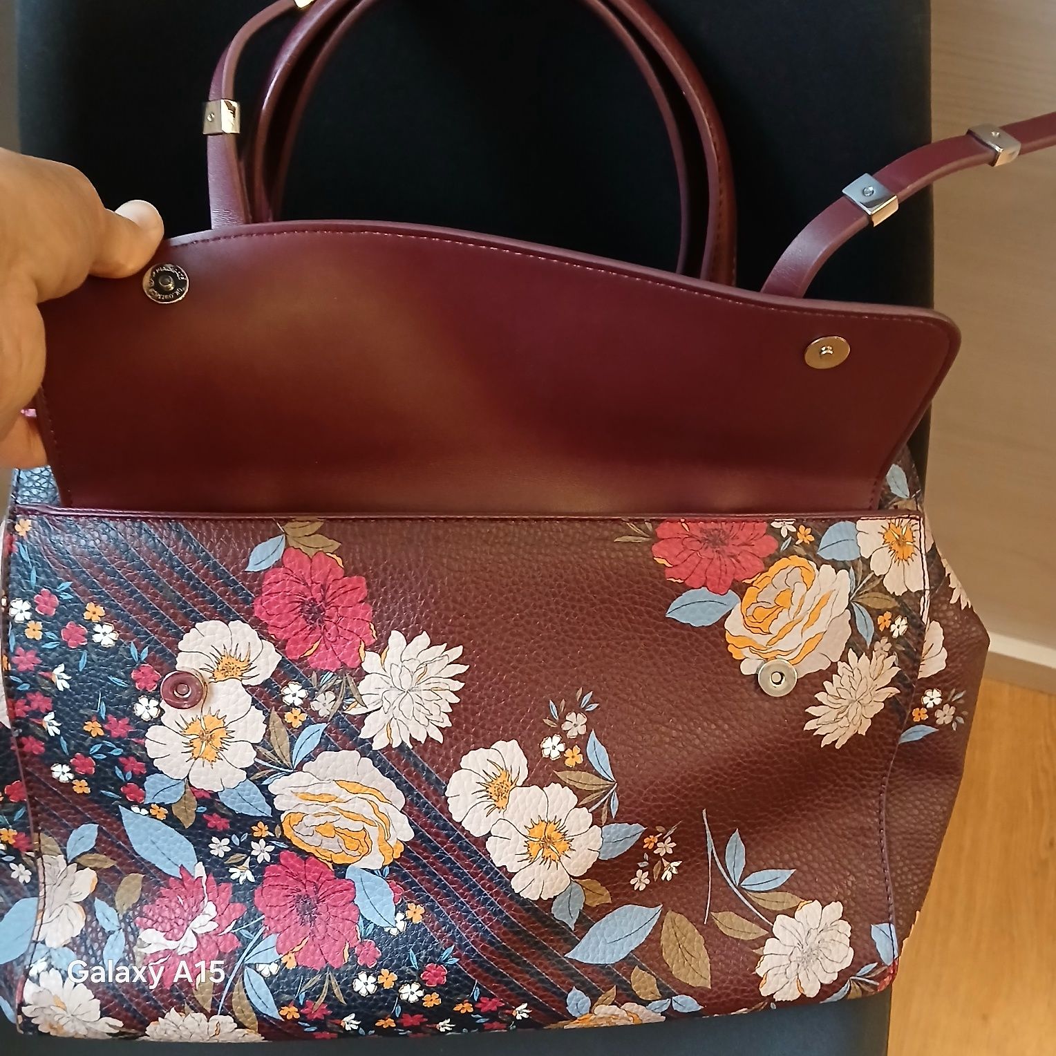 Torebka Fiorelli, duża torba z kwiatowym wzorem,