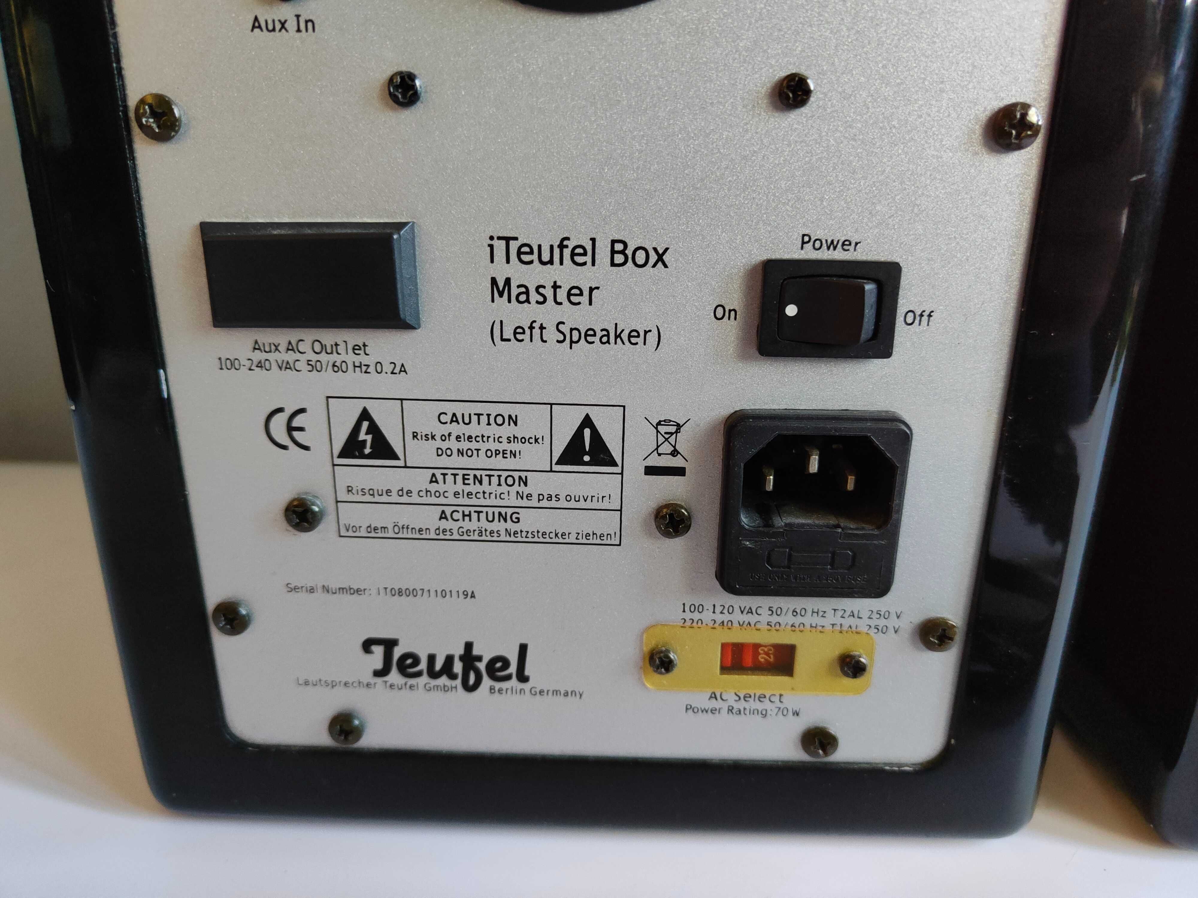 Kolumny aktywne Teufel iTeufel Box Master