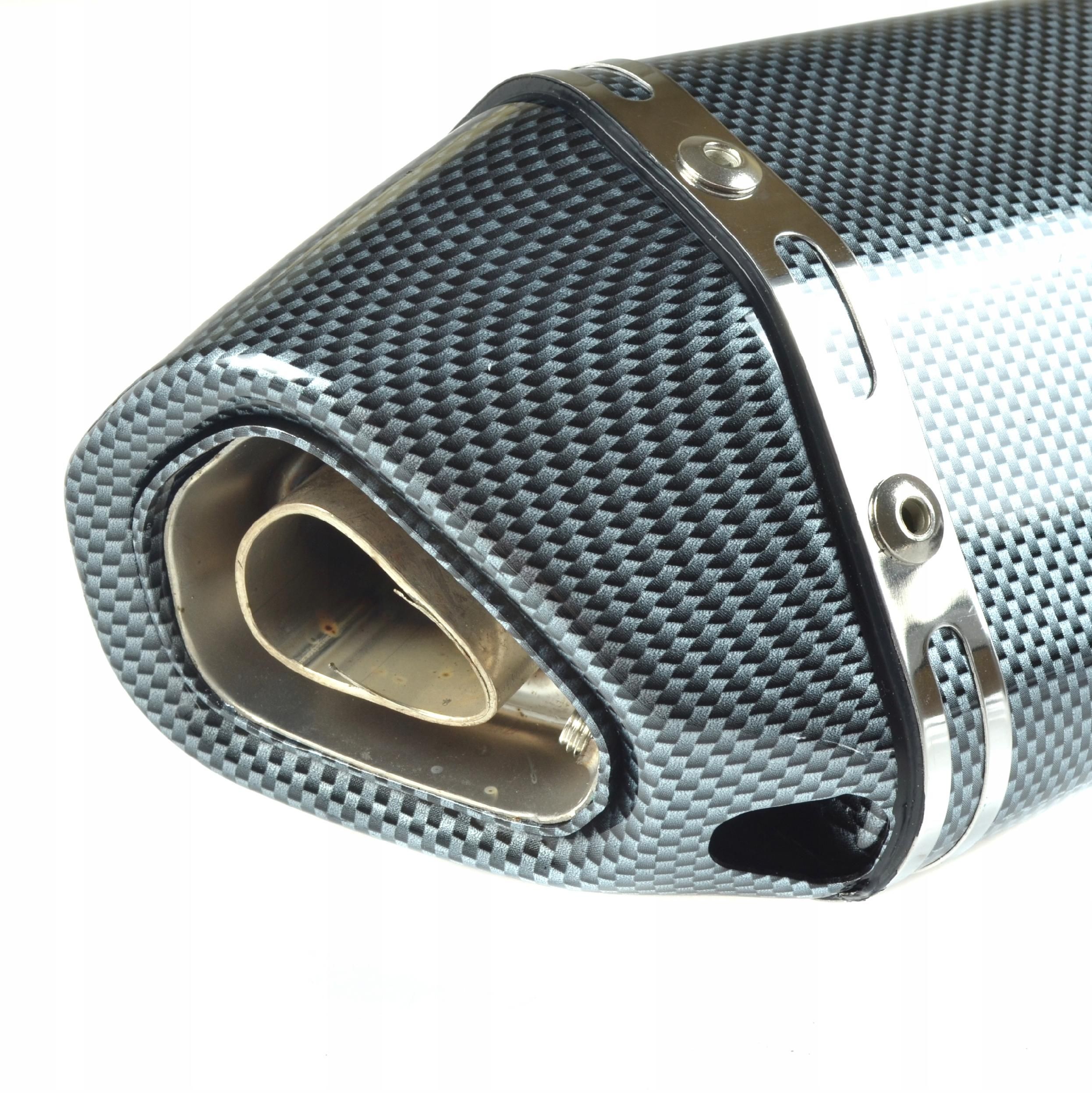 Wydech Tłumik Końcówka Akcesoryjna Tuning Akrap Carbon 48CM LONG