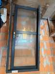 Drzwi aluminiowe ei30 szyby 206x95 cm jak nowe przeciwpożarowe