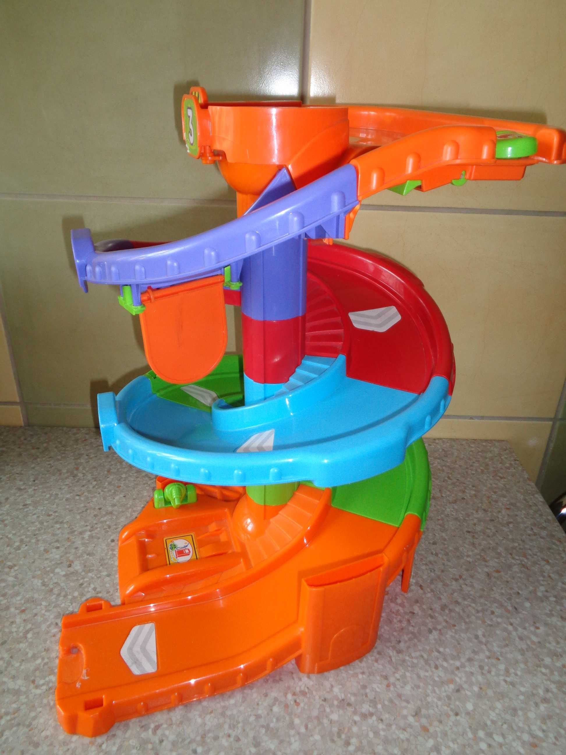 Vtech zjeżdżalnia tor samochodowy 41 cm 3 poziomy