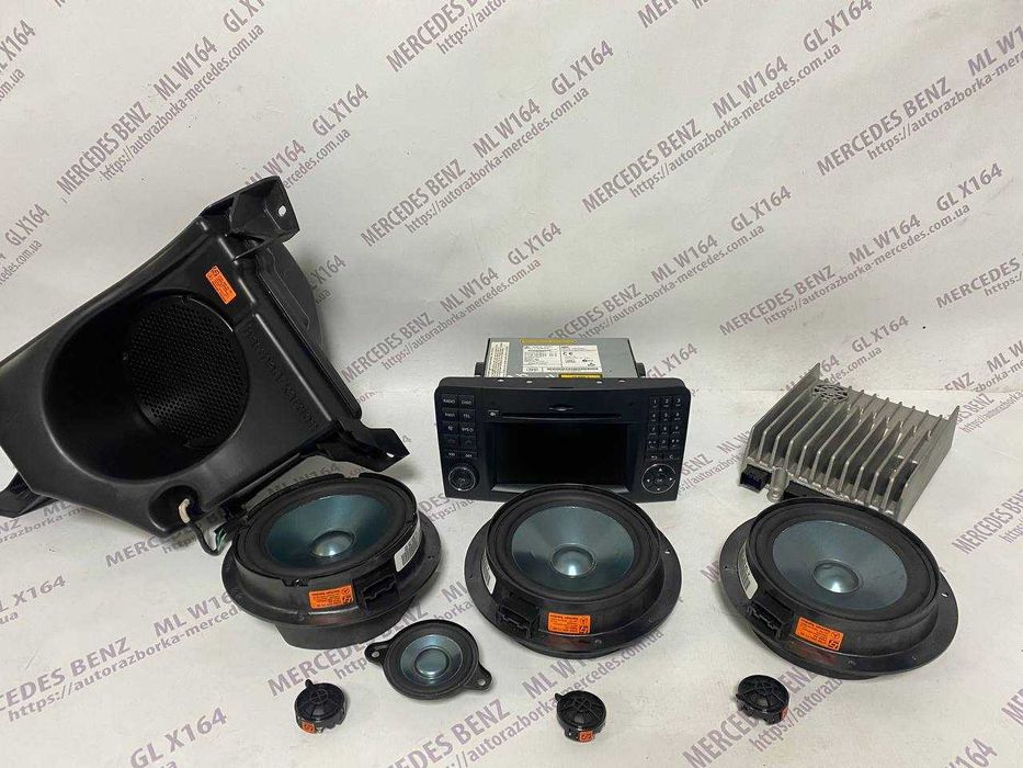 Динаміки саббуфер колонки Mercedes ml w164 gl x164 мл гл Harman Kardon