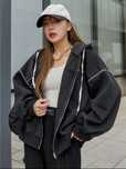 Dazy Zip hoodie оверсайз