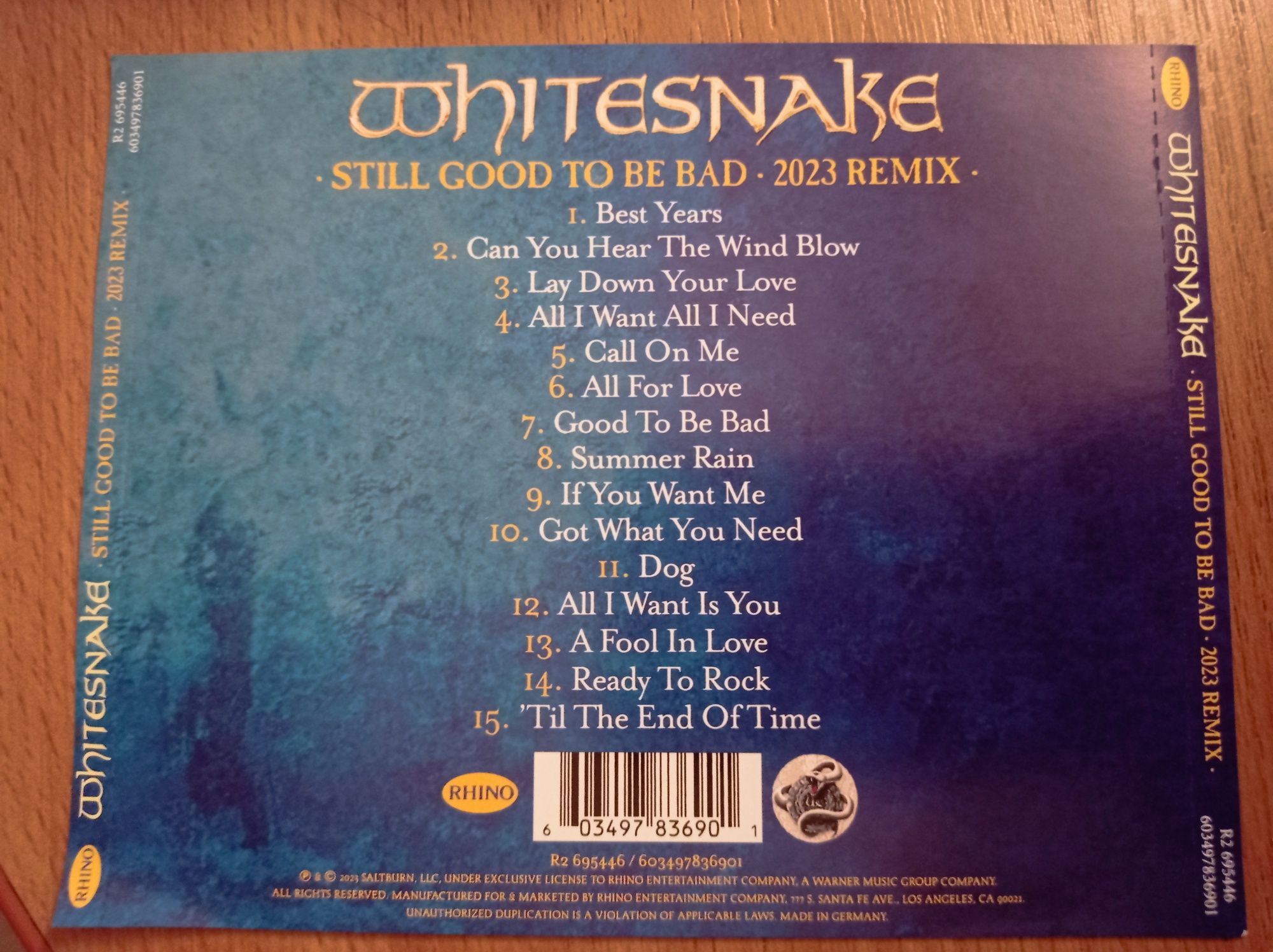 Whitesnake - Still good to be bad