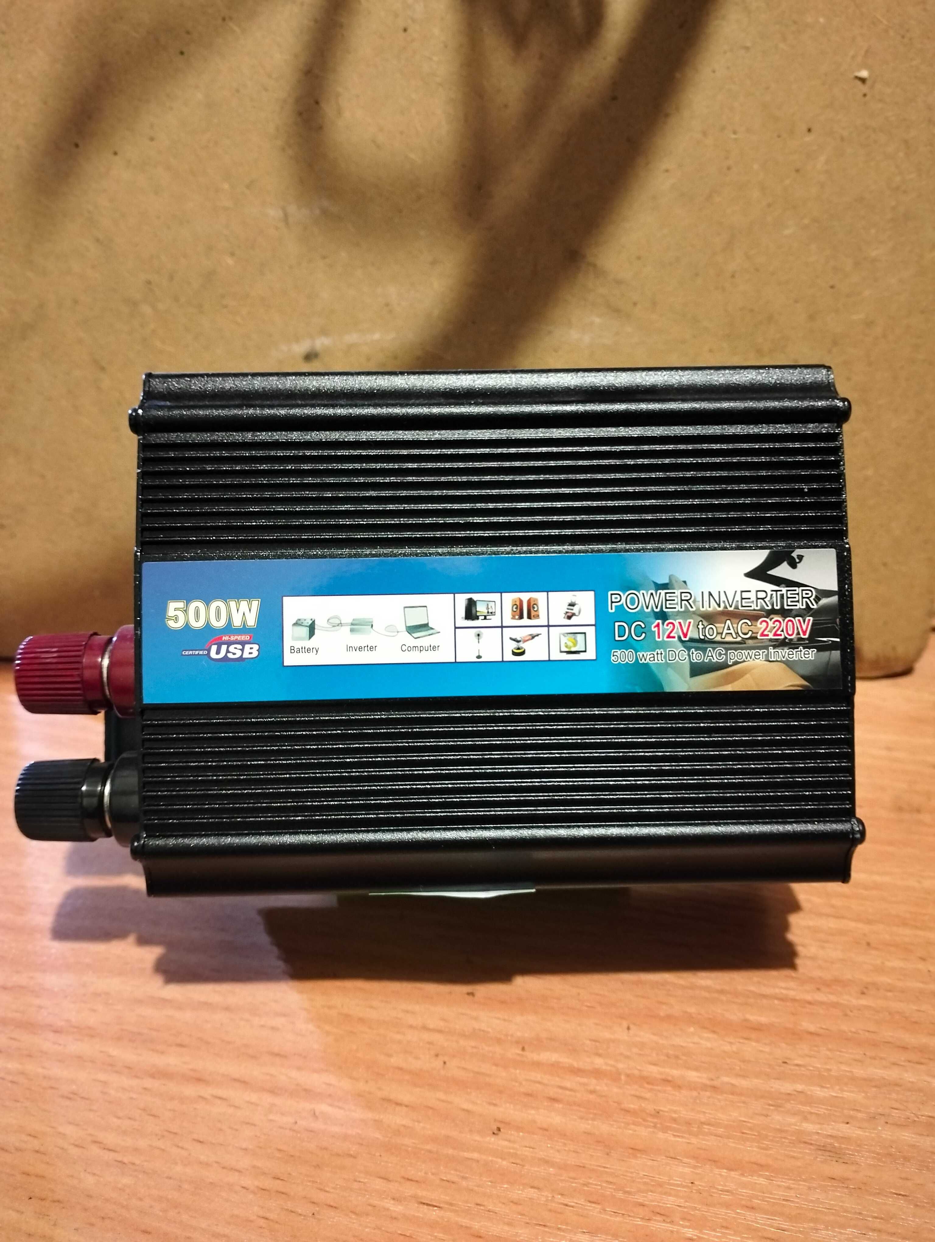 Продам перетворювач 12-220в 500w 1000грн