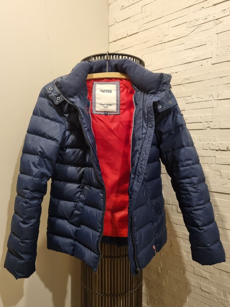 Tommy Hilfiger Denim oryginalna kurtka puchowa damska rozmiar M