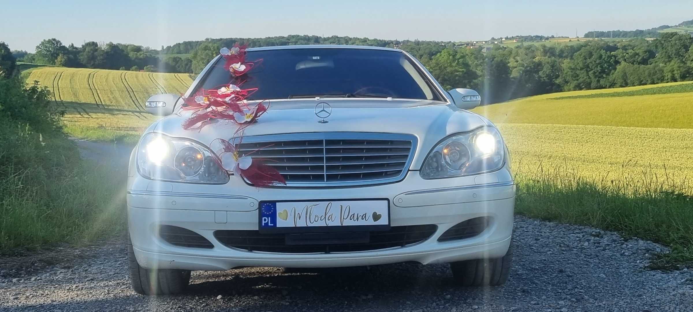 Mercedes S600 V12 do ślubu, na jubileusz, imprezy okolicznościowe