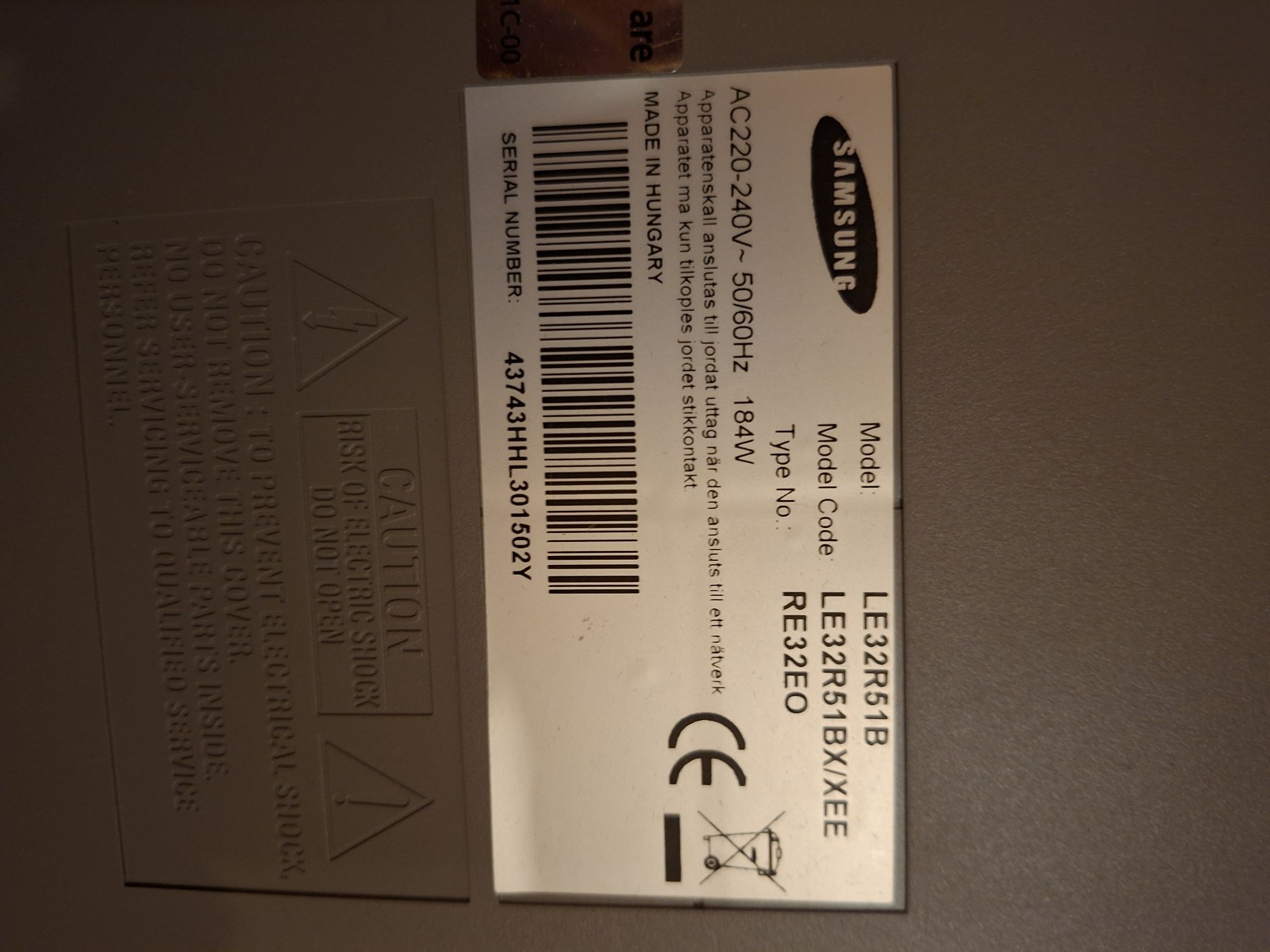 Telewizor samsung 32 cale
