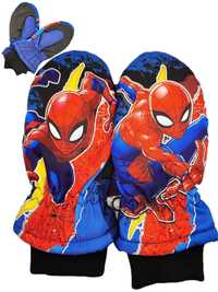 Rękawiczki zimowe narciarskie Spiderman 5-6lat