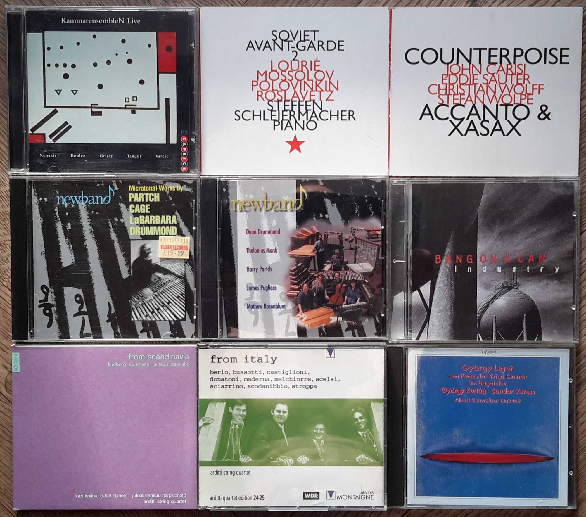 Muzyka współczesna na CD - różni kompozytorzy