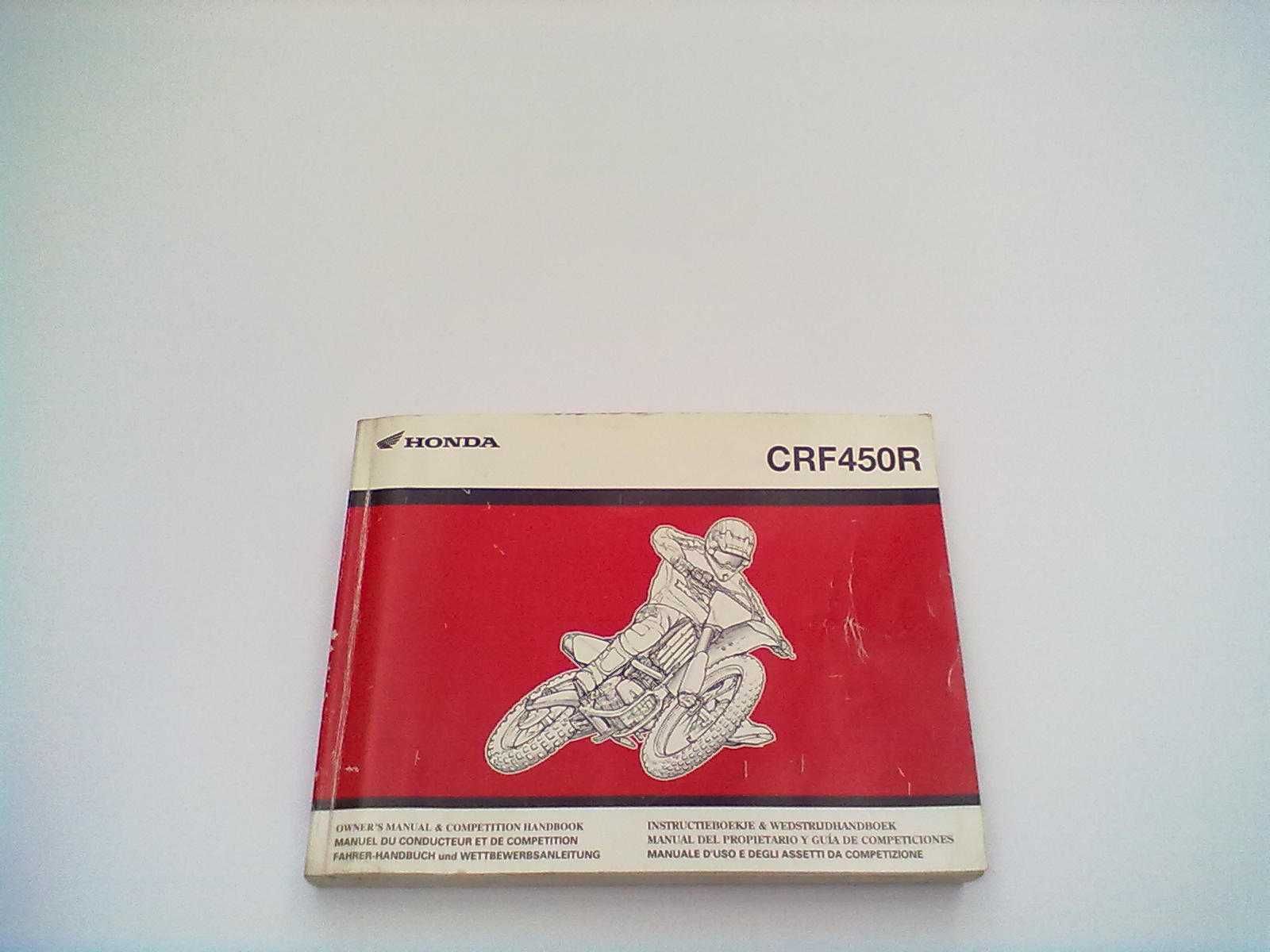 Manual Técnico Oficial Honda CRF 450R