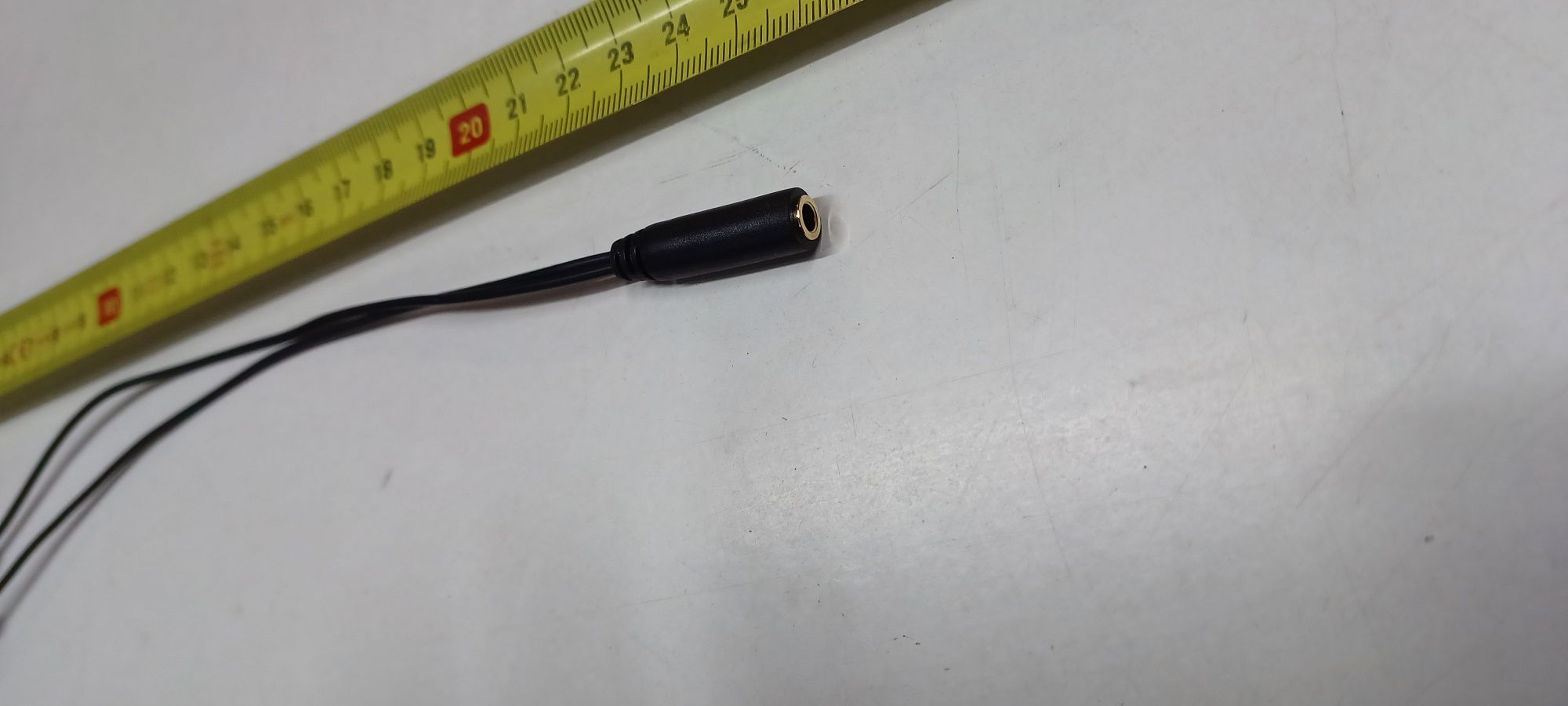 Перехідник для навушників Jack 4pin 3.5 mm МАМА на 2 штекера