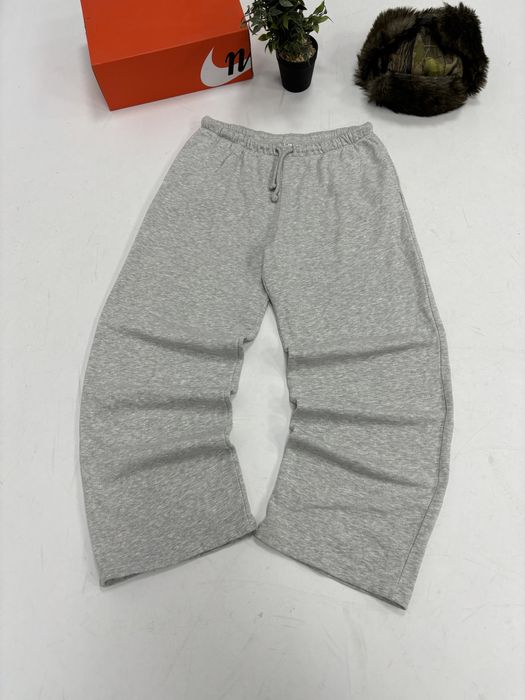 Широкі сірі спортивки Baggy Sweatpants штани широкие серые беггі y2k