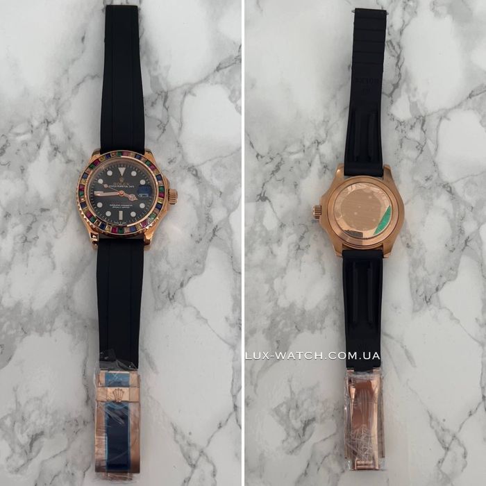 Часы Rolex Yacht-Master Diamond Rubber