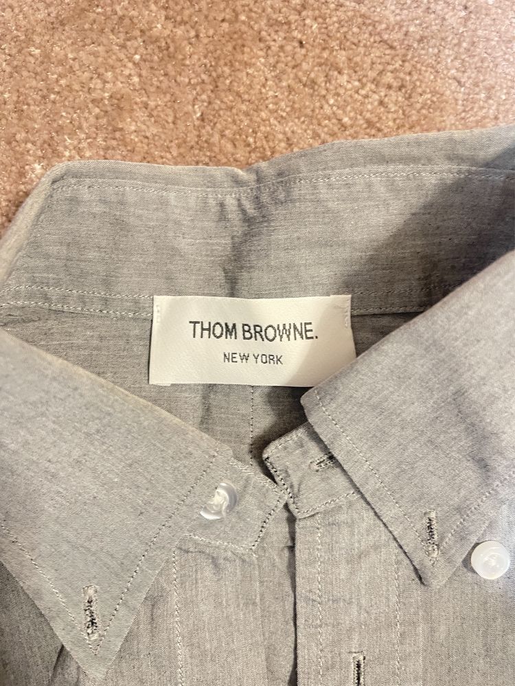 THOM BROWNE szara koszula