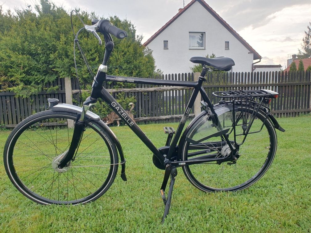 Gazelle Paris C7 + Czarny Metalic 2023r 61cm