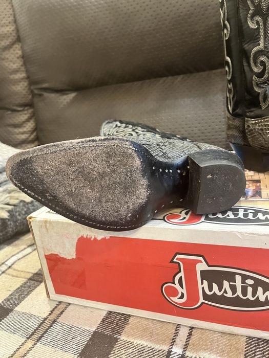 Настоящие ковбойские сапоги Justin