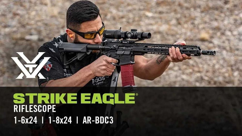 Оптический прицел Vortex Strike Eagle 1-8X24 AR-BDC3 MOA