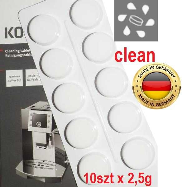10x2,5g tabletki do czyszczenia ekspres Cleaning Jura Nivona Krups itp