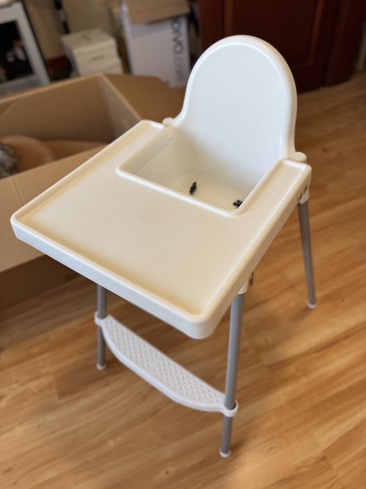 Krzesełko Ikea Antilop z podnóżkiem