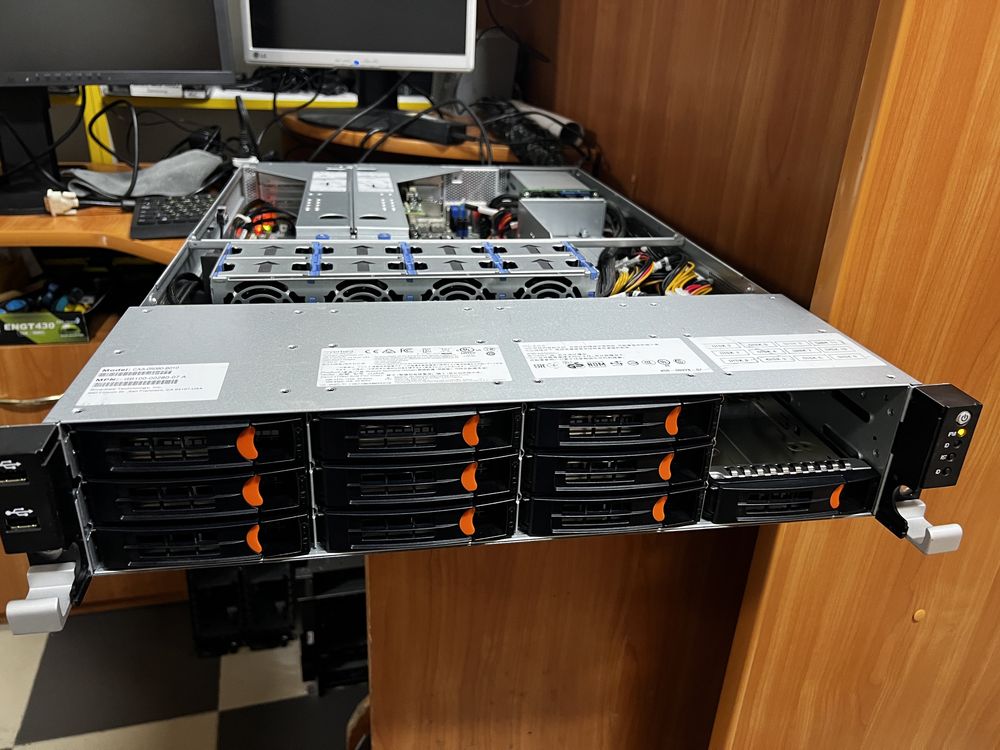 Сервер storage riverbed 2xCPU XEON SILVER 4110, 32gb ddr4