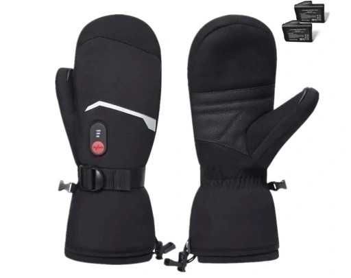 Podgrzewane rękawice unisex r. XL - czarne